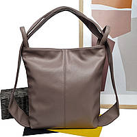Женская сумка мешок искусственная кожа мокко Арт.A-94454 sand Eteral Smile (Китай)