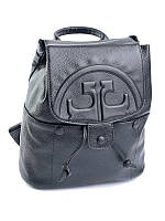 Жіночий шкіряний рюкзак HZ-8175 Black. Купити жіночі рюкзаки гуртом і в роздріб із натуральної шкіри в Україні