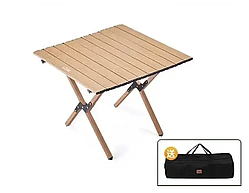 Розкладний  кемпінговий стіл 60х45х60см - портативний обідній стіл з сумкою для зберігання Розмір S