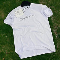LID Футболка мужская Calvin Klein LUX КАЧЕСТВО белая / кельвин кляйн чоловіча футболка майка XL