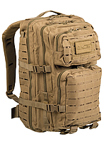 Рюкзак тактичний лазер 36л MIL-TEC (14002705-36) штурмовий чоловічий ранець, військовий великий рюкзак, Койот