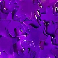 Конфетти звезды фиолетовые 50 гр 35 мм