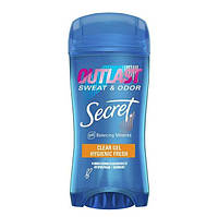 Гелевый дезодорант Secret Outlast Clear Gel Antiperspirant Deodorant Ph Balanced Minerals Hygienic Fresh 73g