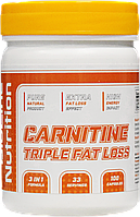 Жиросжигатель с L-карнитином Carnitine Triple Fat Loss BioLine Nutrition 100 капсул