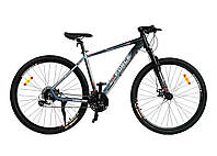 Спортивный велосипед для взрослых на рост 165-180 см 29 дюйма Corso X-Force Черный с серым