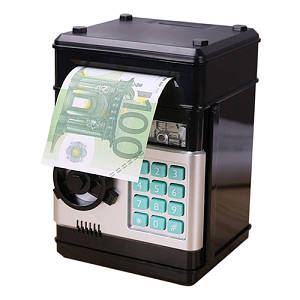 Дитяча скринька сейф Maxland MK 4524 B з кодом Чорний (MK 4524 Black-RT)