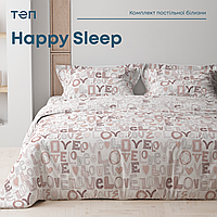 Комплект постельного белья ТЕП "Happy Sleep" Заметки любви, 50x70 семейный Hutko Хватай Это