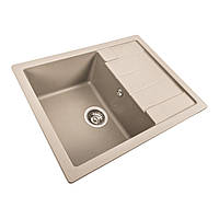 Гранитная мойка для кухни VALESO INTENSO 6550 матовая Титан