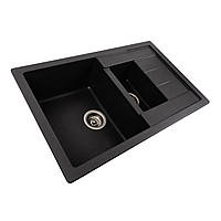 Гранитная мойка для кухни VALESO 7850W TOSKANA матовый Морион