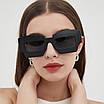 Чорні сонцезахисні окуляри, захист від ультрафіолетових променів UV400. Оригінальні окуляри для креативних людей., фото 7