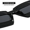 Чорні сонцезахисні окуляри, захист від ультрафіолетових променів UV400. Оригінальні окуляри для креативних людей., фото 9