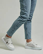 Кросівки із сіткою Krula 756366 36 білі шкіра, фото 2