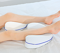 Ортопедическая подушка для ног и коленей Contour Leg Pillow анатомическая с эффектом памяти гипоаллергенная