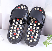 Массажные рефлекторные тапочки для ступней Massage Slipper массажер для ног 36-45 размеры TKTK