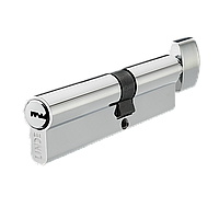 ЦИЛІНДР ТУМБЛЕР/КЛЮЧ A6P35T/55 CP ПОЛІРОВАНИЙ ХРОМ