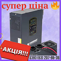 Источник бесперебойного питания ИБП UPS Powermat 1000ВА 800Вт чистая синусоида Польша