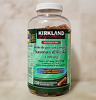 Рыбий жир Kirkland Signature Saumon d'alaska 1200 mg 320 капсул омега 3 фиш оил