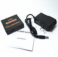 Активний HDMI розгалужувач Комутатор розгалужувач на 4 порти TKTK