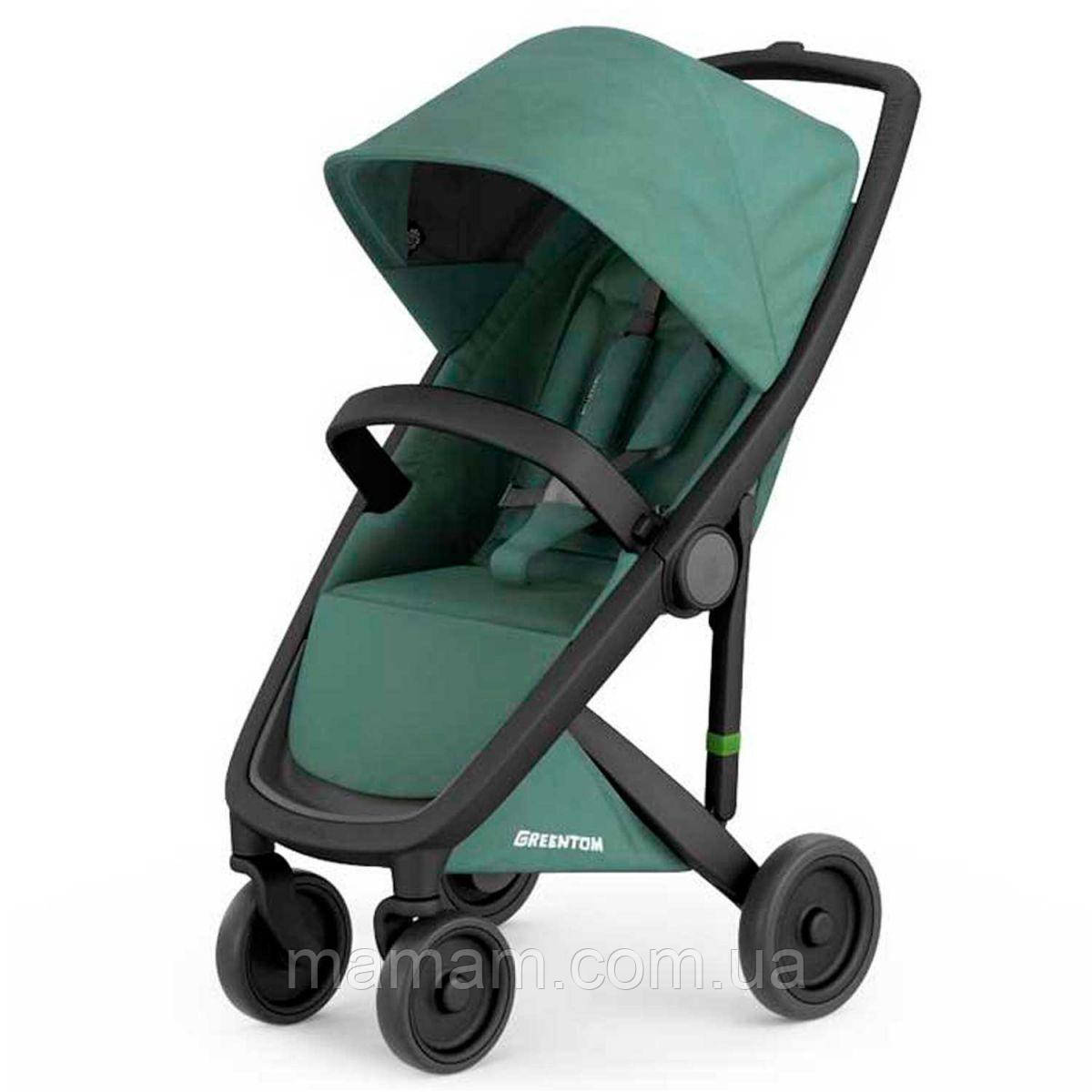 Прогулянкова коляска Greentom Upp Classic шасі Black Sage, фото 1