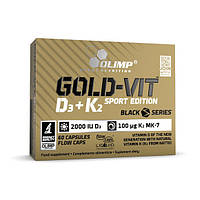 Витамин D3 K2 Olimp Gold-Vit D3 + K2 Sport Edition (2000 IU/100 µg) 60 caps