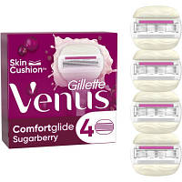 Сменные кассеты Gillette Venus Comfortglide Sugarberry Plus Olay 4 шт. (8700216122849) (код 1551224)