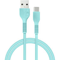 Дата кабель USB 2.0 AM to Type-C 1.2m AL-CBCOLOR-T1MT Mint ACCLAB (1283126518256) - Вища Якість та Гарантія!
