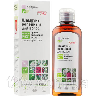 Шампунь Elfa Pharm Репейный Против выпадения волос 200 мл ...