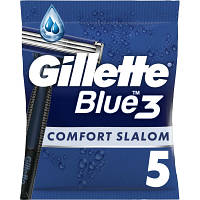 Бритва Gillette Blue 3 Comfort Slalom 5 шт. (8006540808689) - Вища Якість та Гарантія!