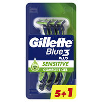 Бритва Gillette Blue 3 Plus Sensitive 6 шт. (7702018490134) - Вища Якість та Гарантія!