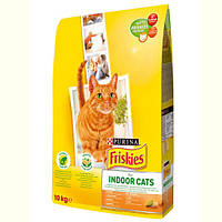 Корм ФРИСКИС FRISKIES для кішок INDOOR садової травою для домашніх кішок на вагу 1 кг