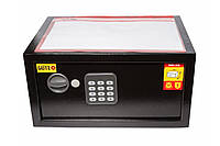 Сейф под формат А4, файлов, денег,  и украшений, Gute ЯМХ-22Е (ШхВхГ: 35х18х26 см.) с электронным замком