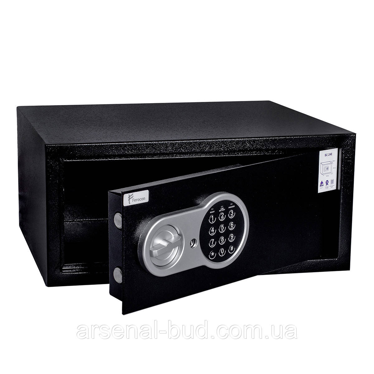 Сейф для документів, для офісу, для планшета, грошей, Ferocon БС-24Е (ШхВхГ: 44х20х38 см.) з електронним замком, фото 1