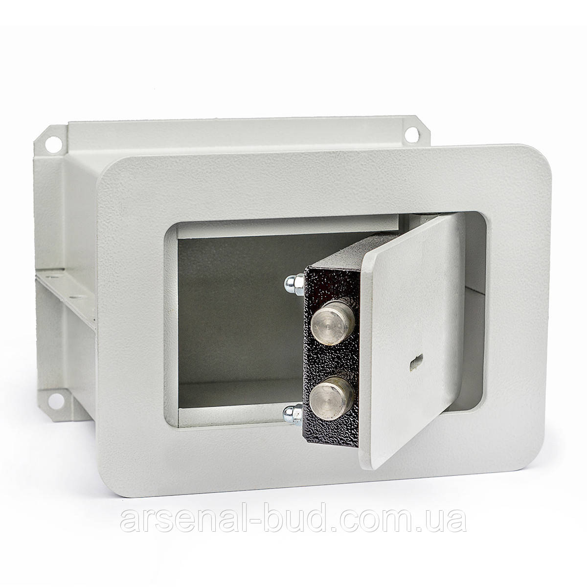 Вбудований сейф, прихований сейф, для грошей, зброї, Ferocon ВСБ-1818.К (ШхВхГ: 25х18х18 см.) з ключевим замком, фото 1