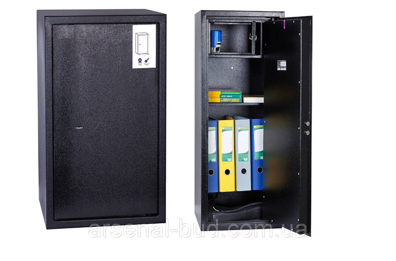 Офісний сейф ЕС-95К (ВхШхГ: 95х40х38 см.) з ключевим замком, фото 1