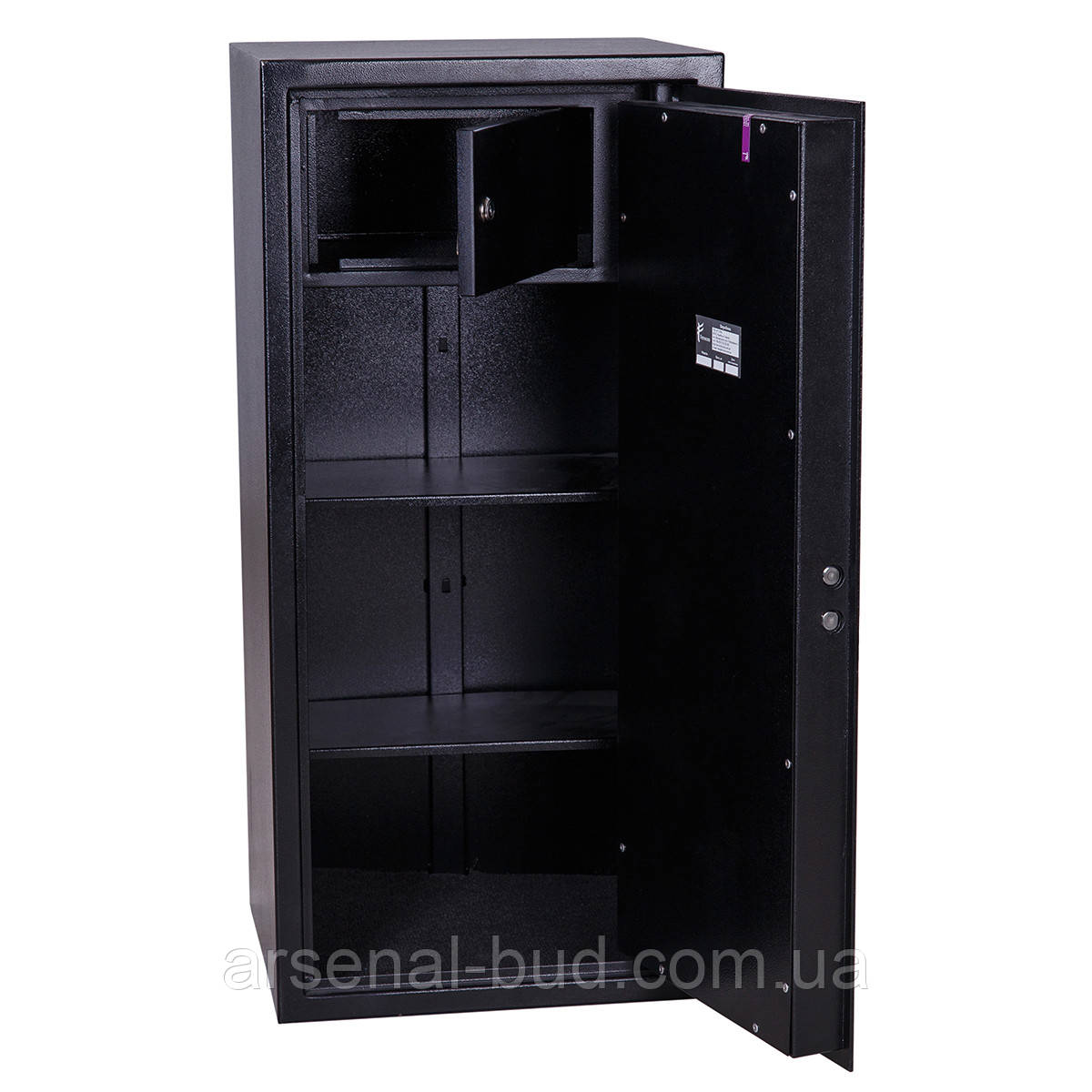 Сейф для офісу, для кабінету, для будинку, ЕС-85К (ВхШхГ: 85х40х38 см.) з ключевим замком, фото 1