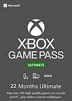 Карта оплаты Xbox Game Pass Ultimate - 22 месяца для (Xbox One/Series и Windows 10)