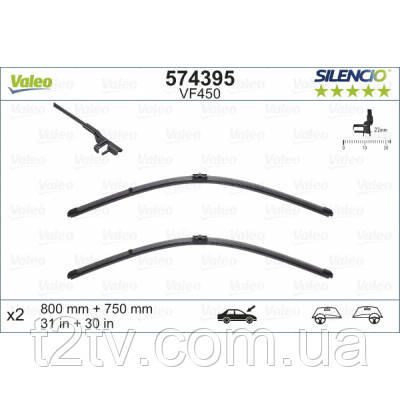 Щітка склоочисника Valeo 574395