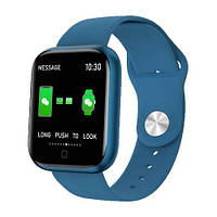 DIY Smart Watch T80S, два браслета, температура тела, давление, оксиметр. Цвет: синий