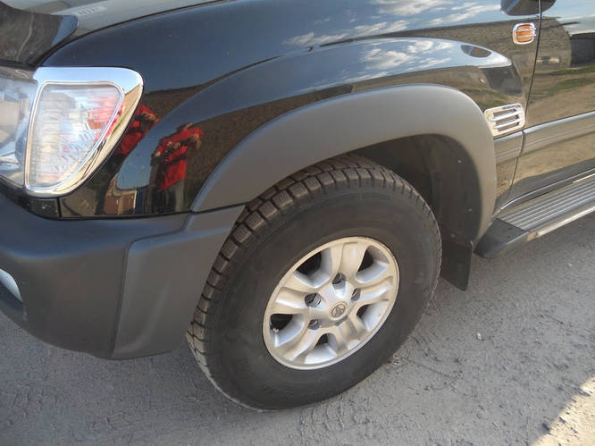 Купить Расширители арок Toyota Land Cruiser 100 тюнинг фендеры, цена ...