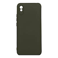 Чехол Silicone Cover Full Camera (A) для Xiaomi Redmi 9A Цвет 71.Dark Green g