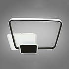 Світлодіодна люстра 95 Вт з диммером колір каркасу білий з чорним D-3235WH+BK, фото 2