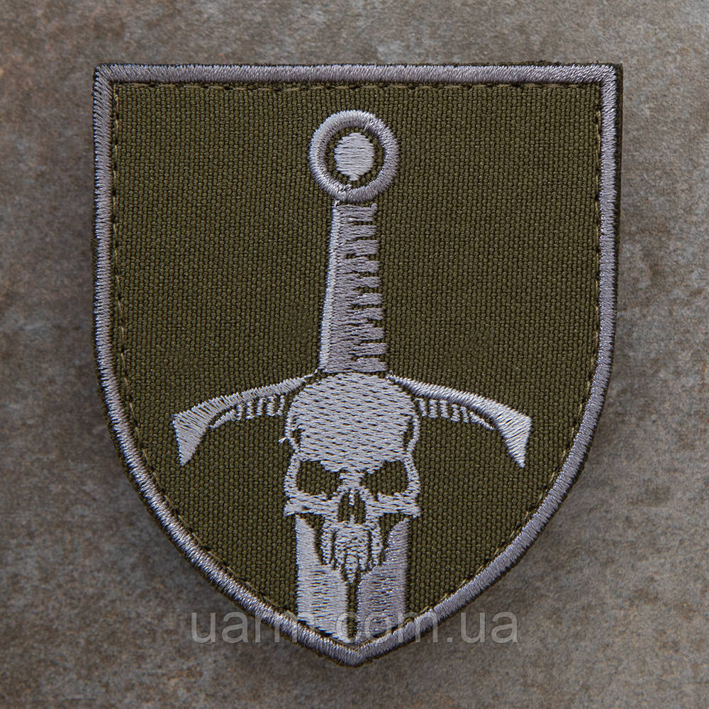 Шеврон 33 ОМБр олива Новий, фото 1