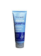 Шампунь безсульфатний для домашнього догляду bloom keratin shampoo, 250 мл