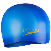 Шапка для плавання Speedo Plain Moud Silc Cap JU синій 8-7099015965 OSFM (5059937427522) — Топ Продаж!