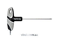 Ключ "TORX" YATO : "T"- образний, Т15, двосторонній, L= 100 мм [12/240] Hutko Хватай Это