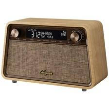 Радіоприймач Sangean Radio Premium Wooden Cabinet WR-201 DAB+, FM funkcja budzika drewno