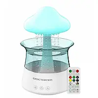 Увлажнитель воздуха Гриб Капельный RAIN HUMIDIFIER с подсветкой RGB,ночник увлажнитель с эффектом дождя,RTY