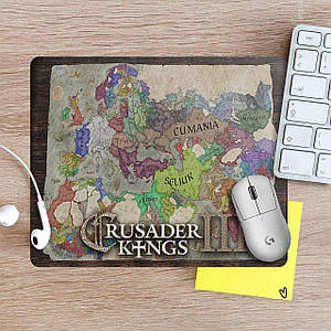 Килимок для мишки Crusader kings "Мапа" / Килимок Королі-хрестоносці 30*20 см