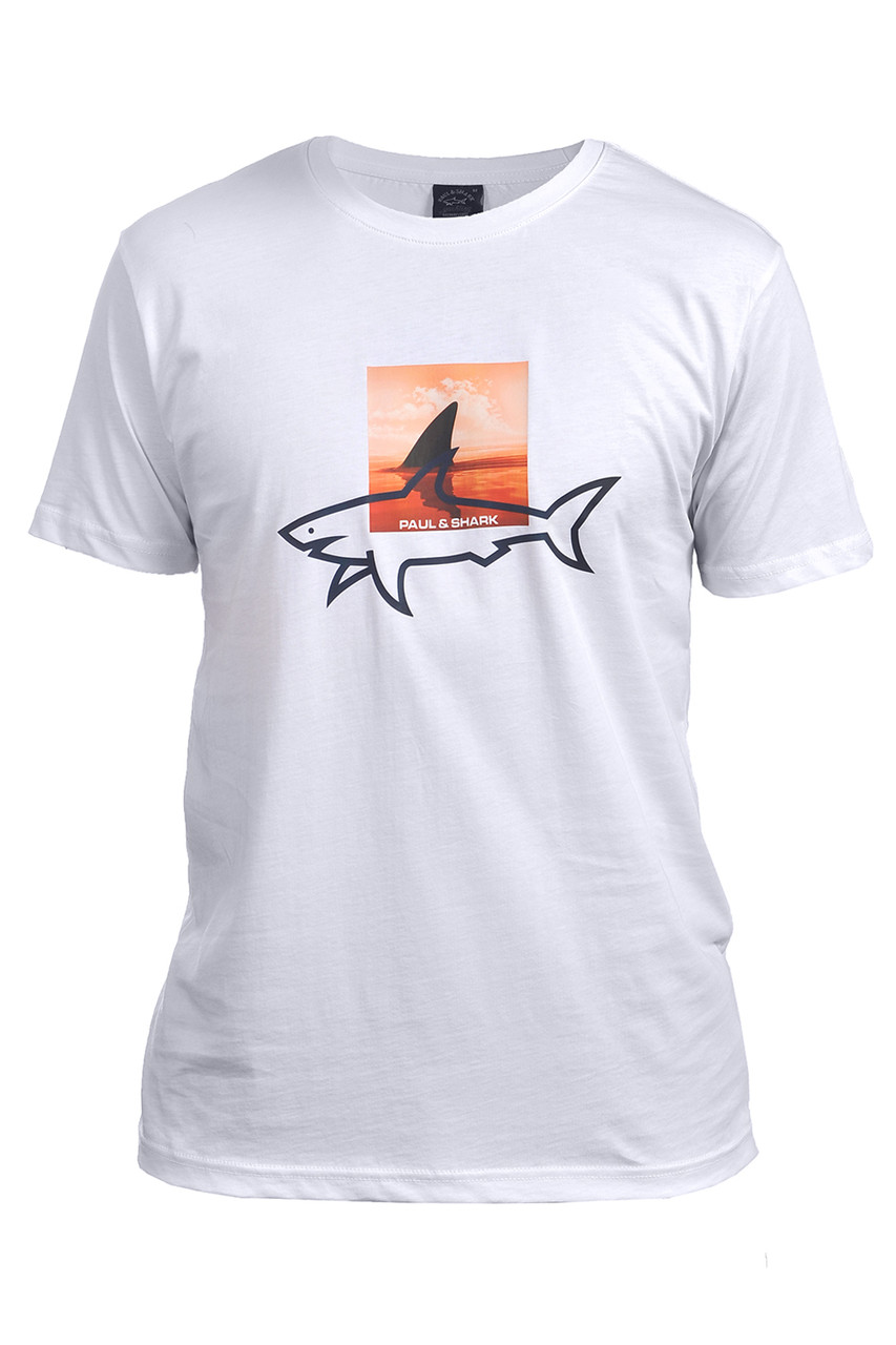 Футболка чоловіча Paul & Shark 25-PS-1112-2 біла