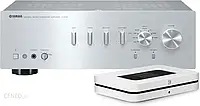 Yamaha A-S701 Srebrny + Bluesound NODE Biały